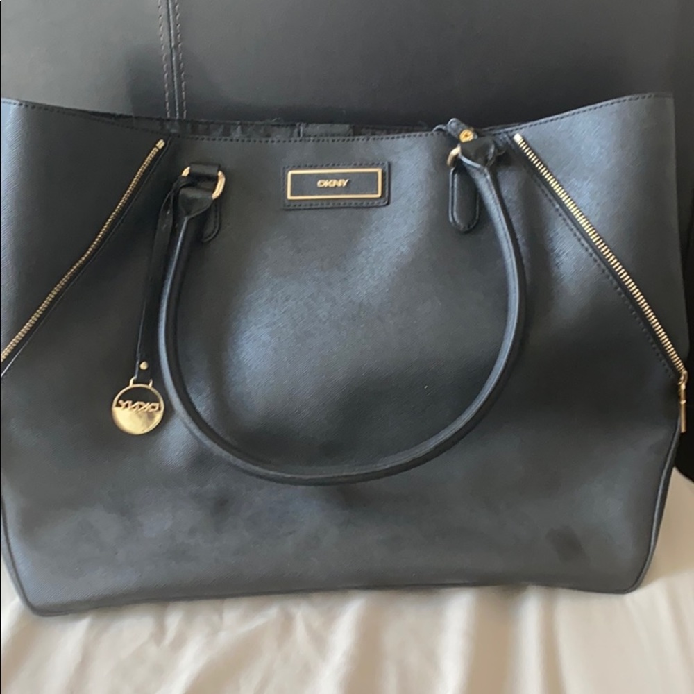 Dkny work black tote new without tags